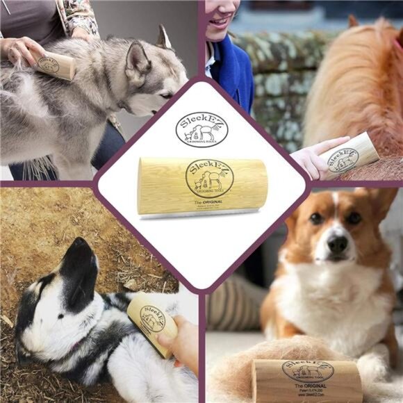 Deshedding Grooming Tool for Dogs, Cats & Horses - Undercoat Brush - Picture 5 of 6